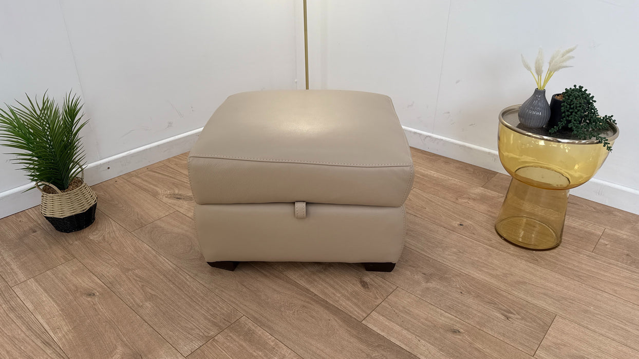 Vixon Leather Storage Footstool