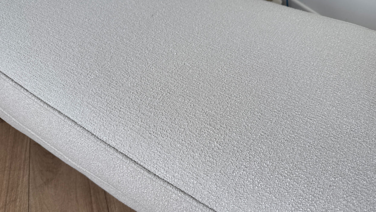 DFS The Huxham Fabric Footstool in Boucle Natural