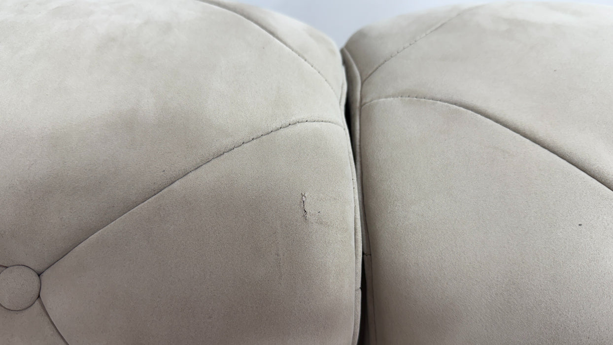 Sofology Venezia Fabric 1.5 Corner 3 in Lifestyle Nubuck Feel Stone