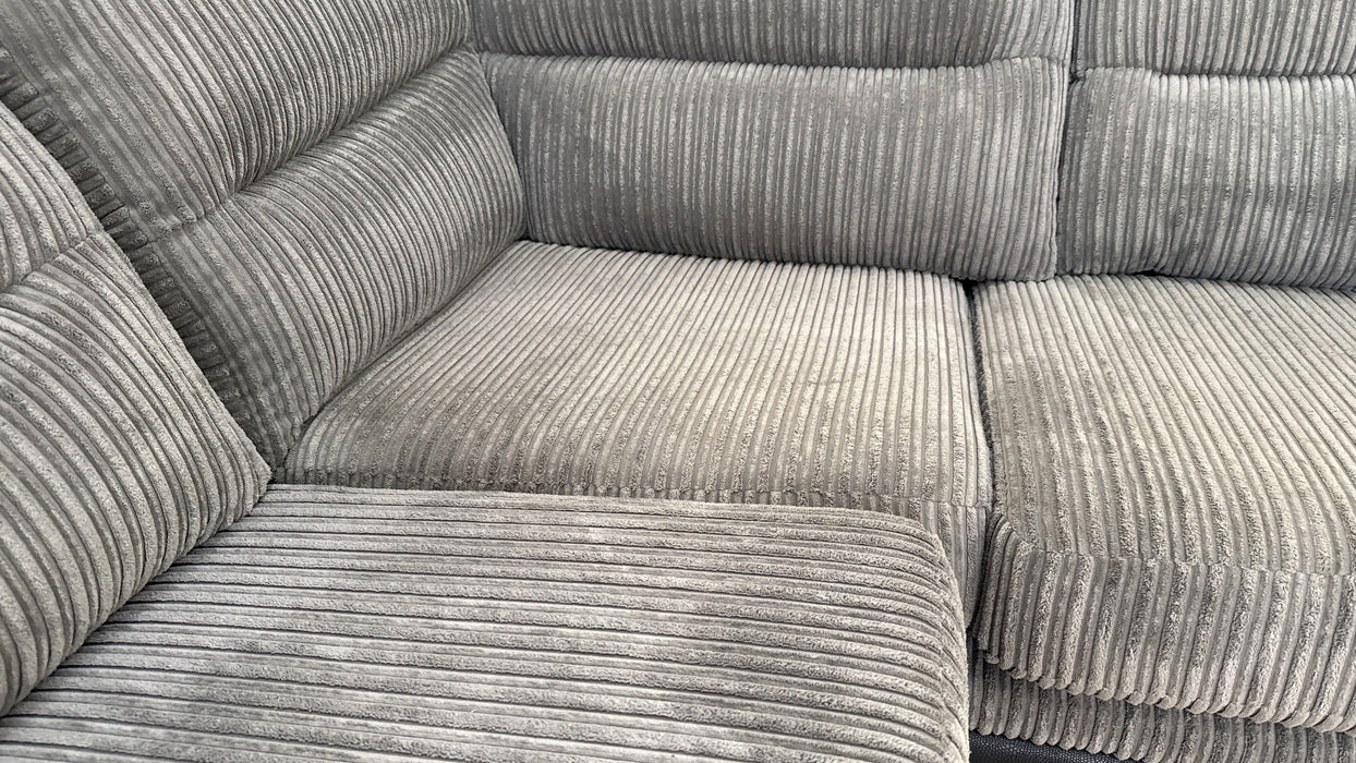 DFS The Zana Fabric Corner Sofa in Slate Combination