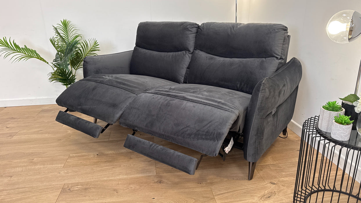 Bowen 2 Seater  - Fabric Power Reclining Sofa -