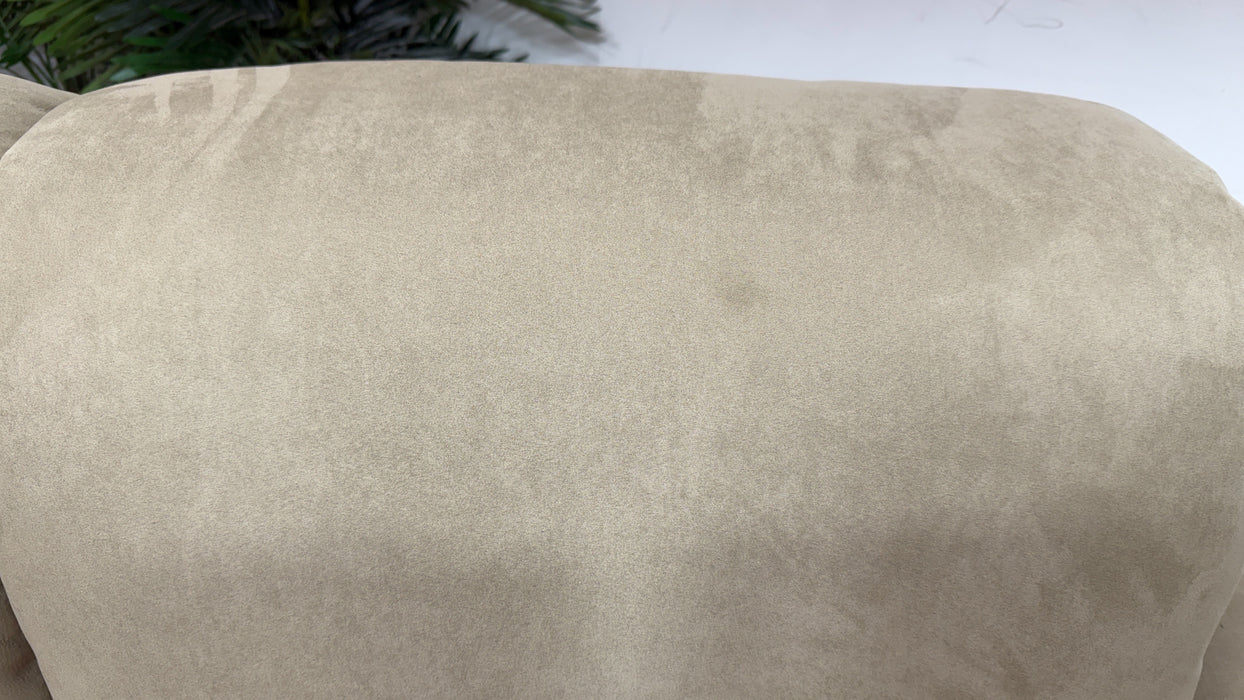 Sofology Illinois Fabric 3 Seater Power Recliner/Headrest Heated Seats in Lifestyle Textured Taupe