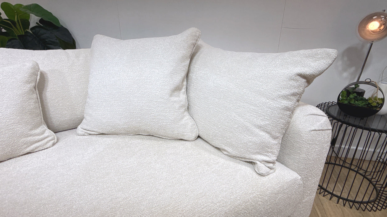 Sofology Westwood Fabric 4 Seater No Trim in Soft Boucle Ecru