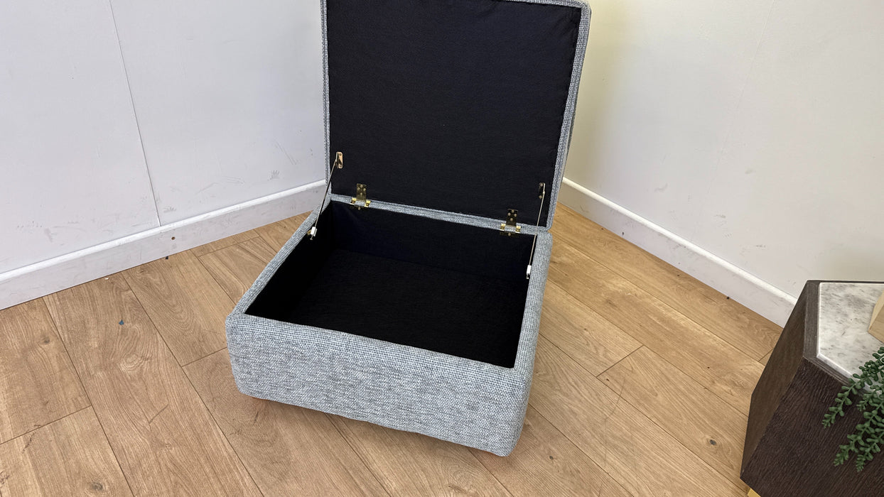 DFS Libby Storage Footstool in Charcoal