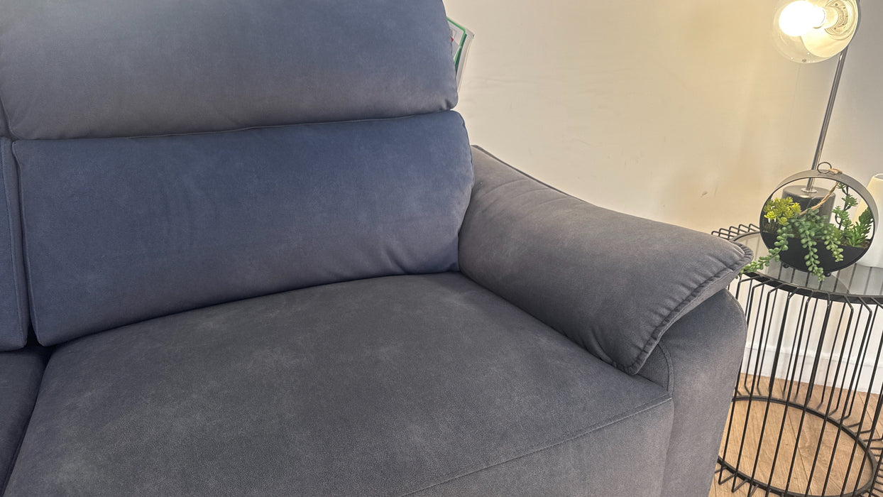 Sofology The Arlo Fabric 2.5 Seater Power Recliner in Lifestyle Flecked Navy