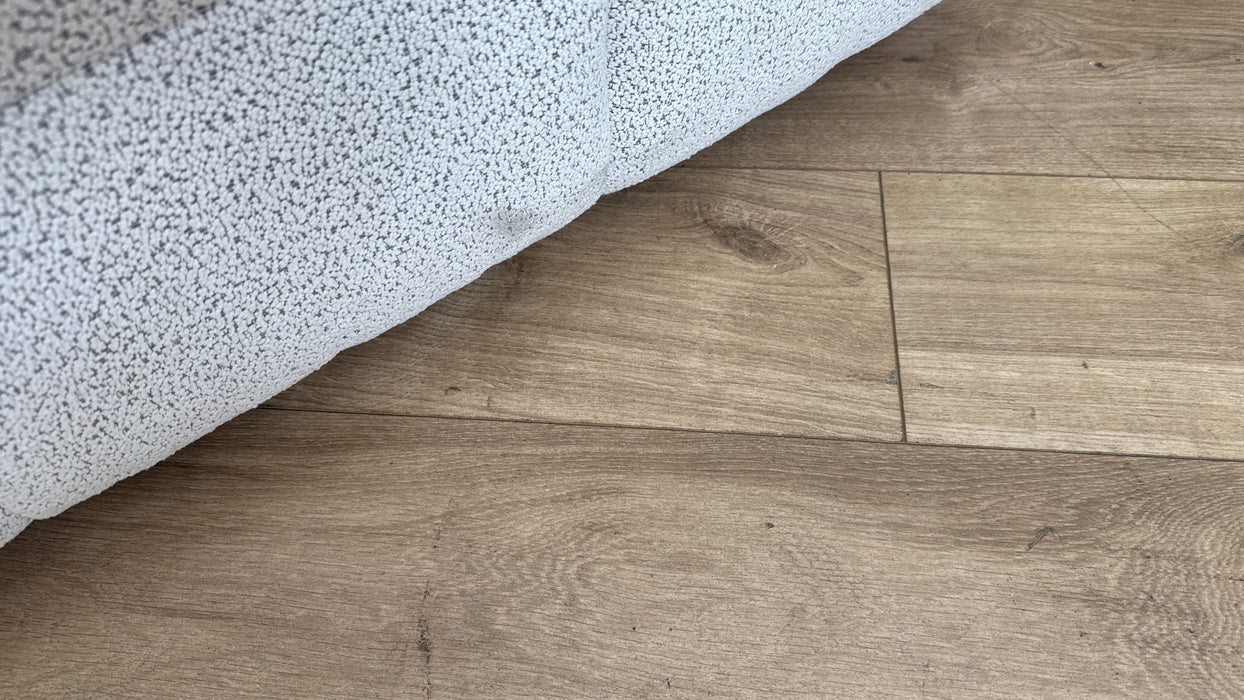 Sofology The Lunar Designer Storage Footstool in Relaxed Chenille Grey