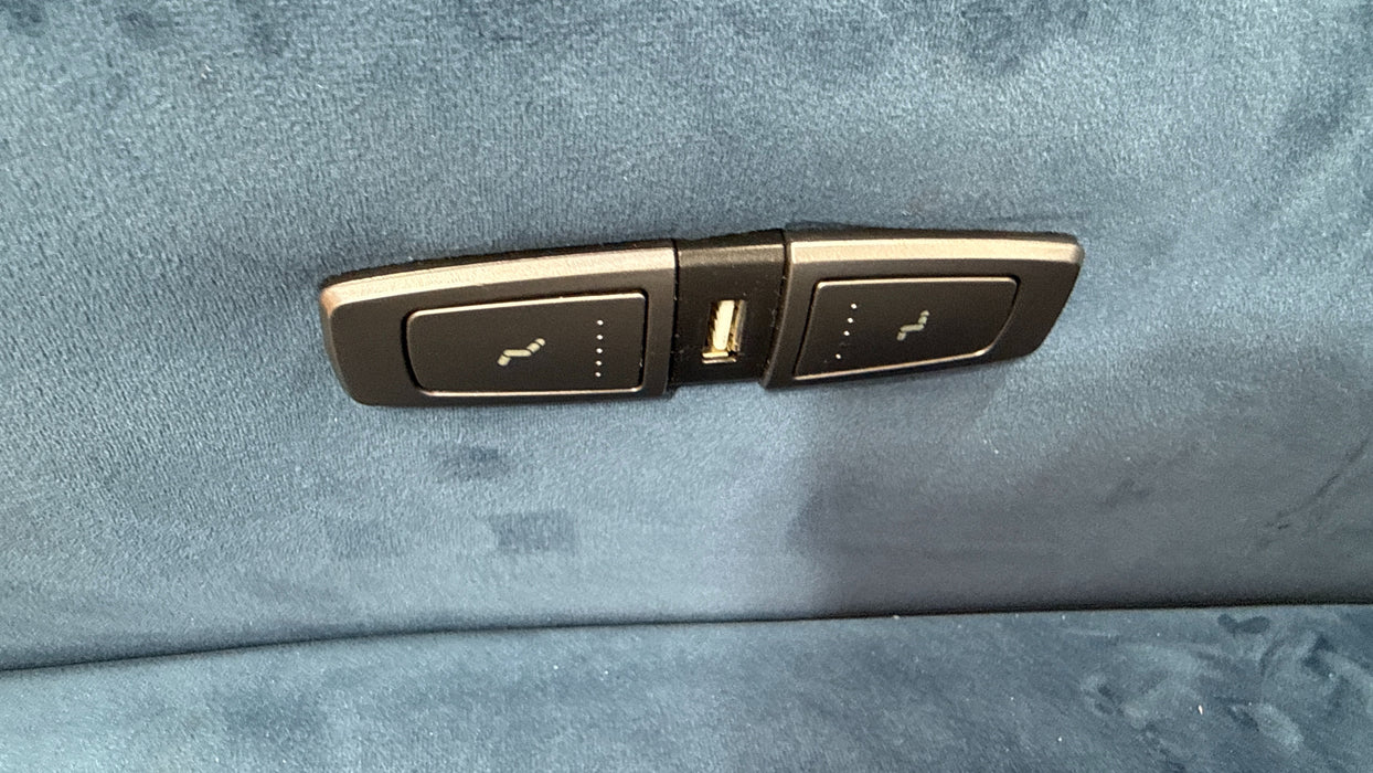 DFS Wander 2 Corner 2 Fabric Recliner Sofa Bed in Navy Blue