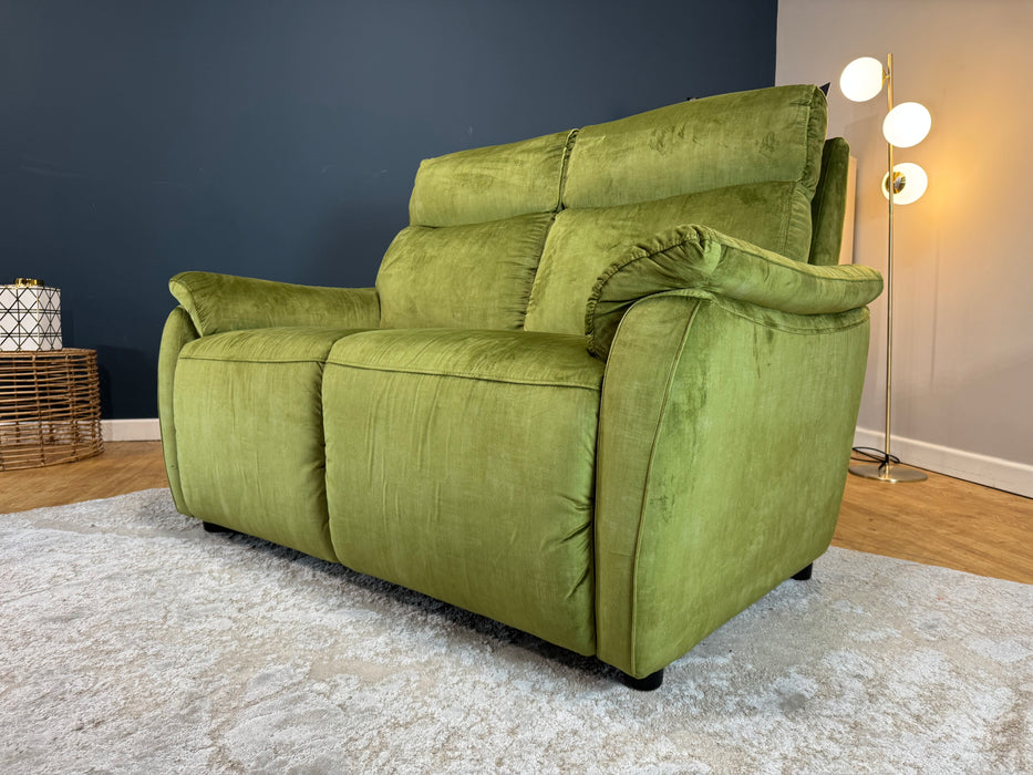 Sofology Parker 2 Seater in Heritage Velvet Olive