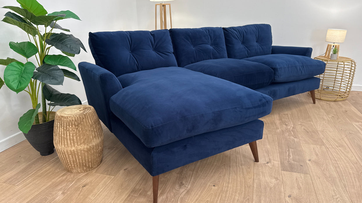 Patterdale LHF lounge chaise Navy