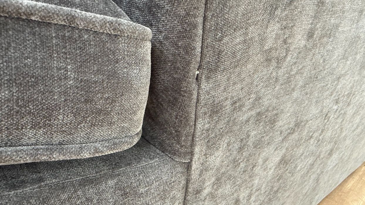 Sofology Brixton Fabric Loveseat in Soft Chenille Slate