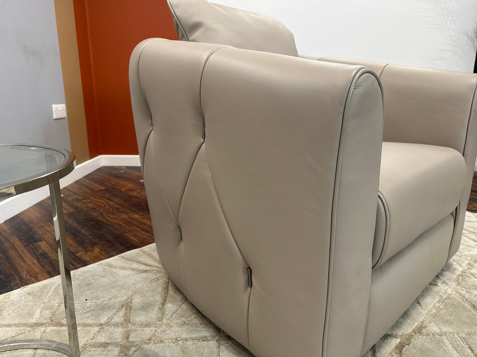 Kingsbridge 1 Seat - Fabric Swivel Chair- Stone