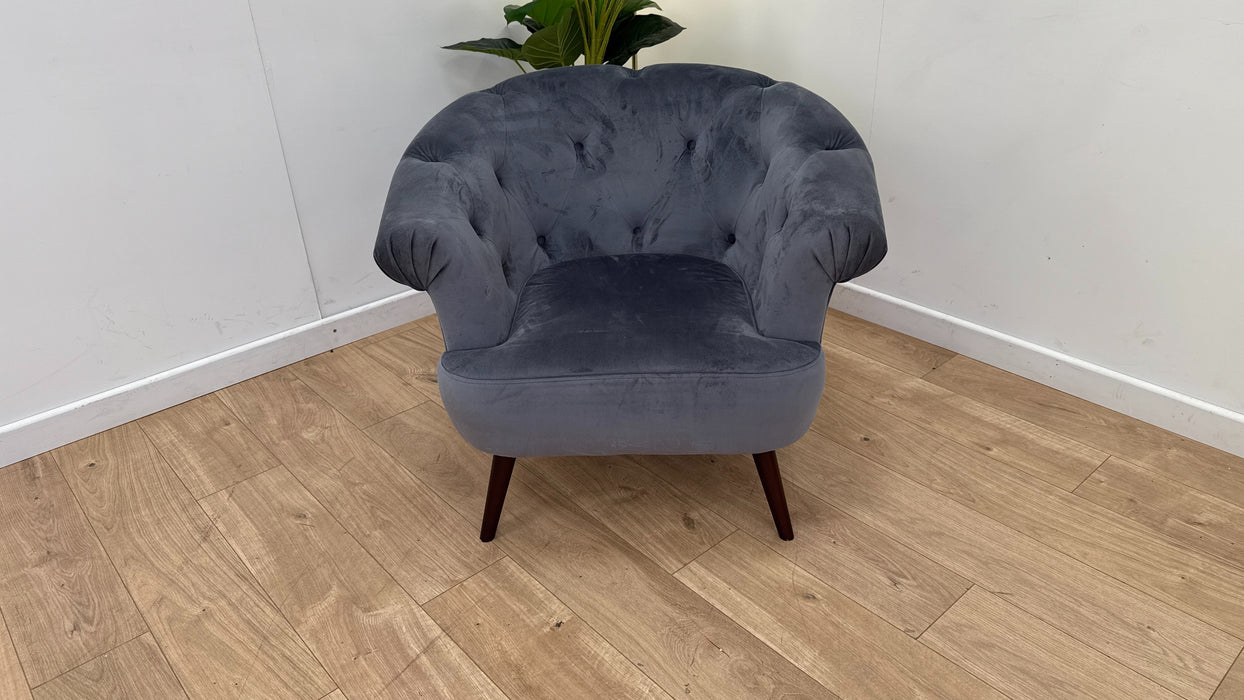 DFS Belair Accent Chair in Denim