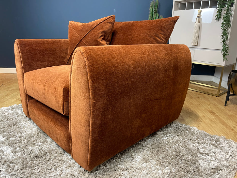 Hourglass Chair Vintage Rust Stone Mix (WA2)