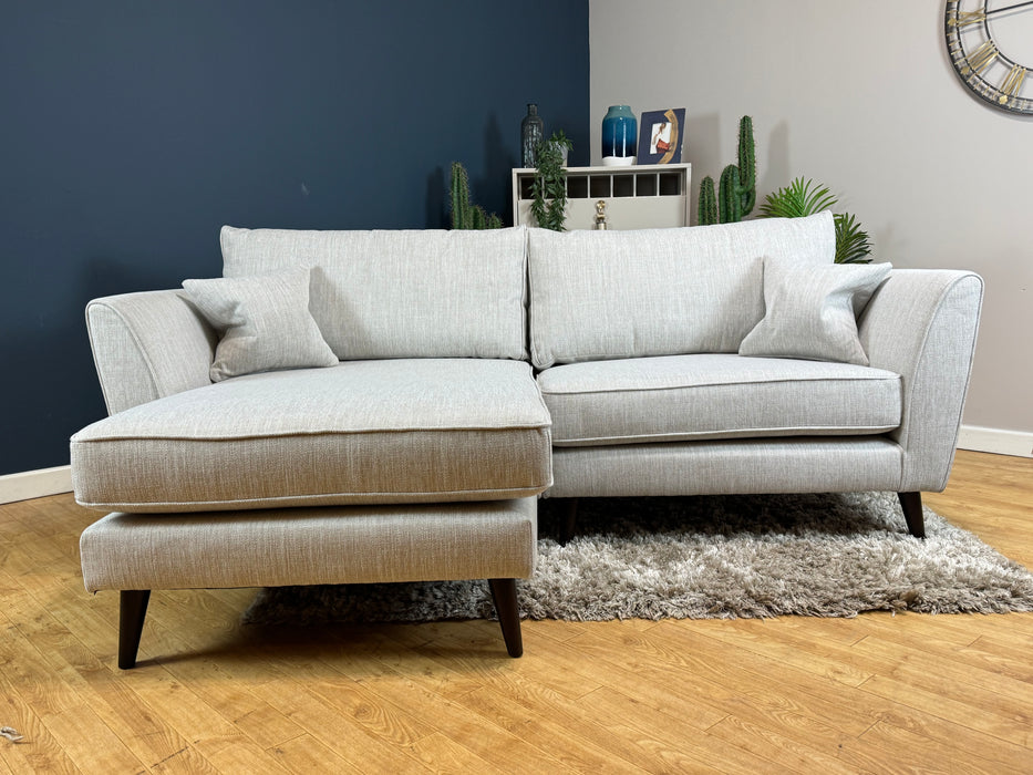 Keswick Fabric 4 Seater Chaise Split - Capital Ecru (WA2)