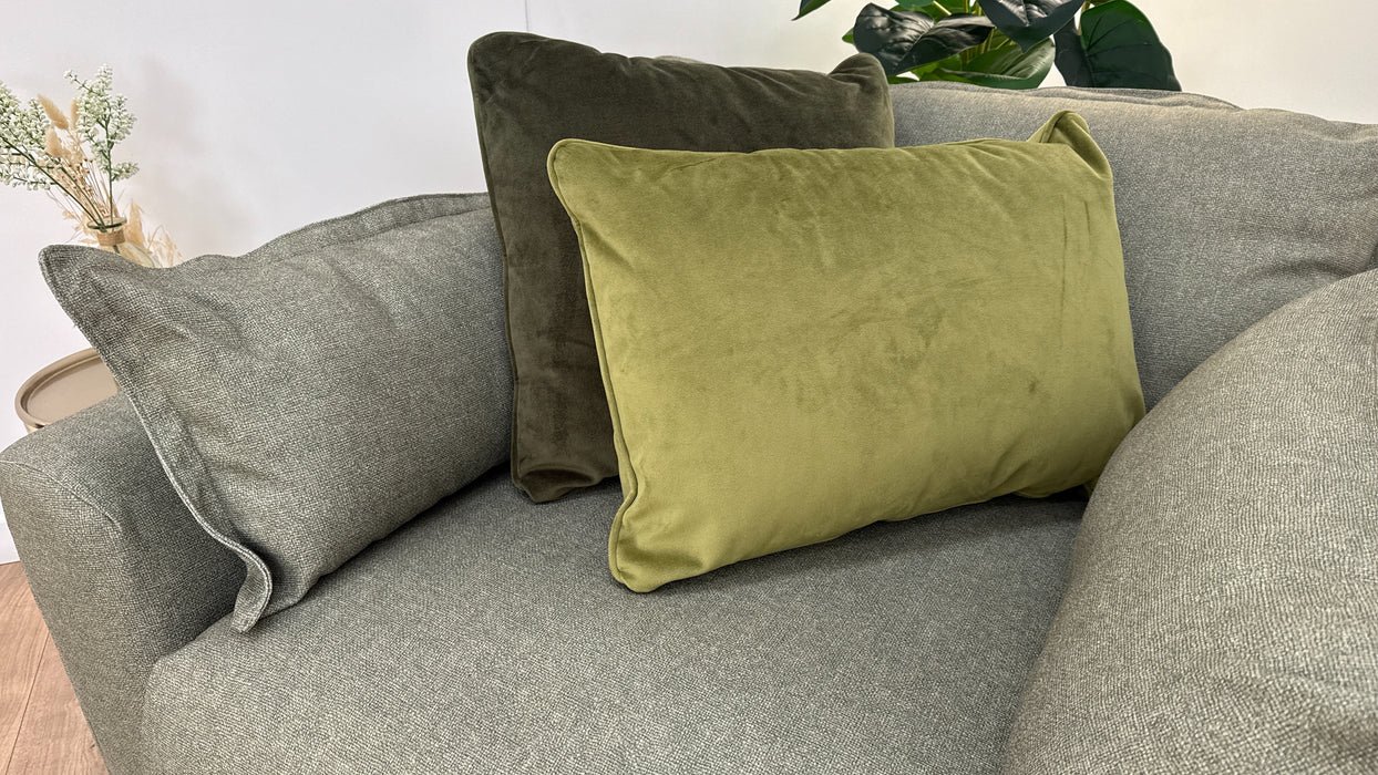 Sofology Gaia Fabric Loveseat in Buckingham Gold