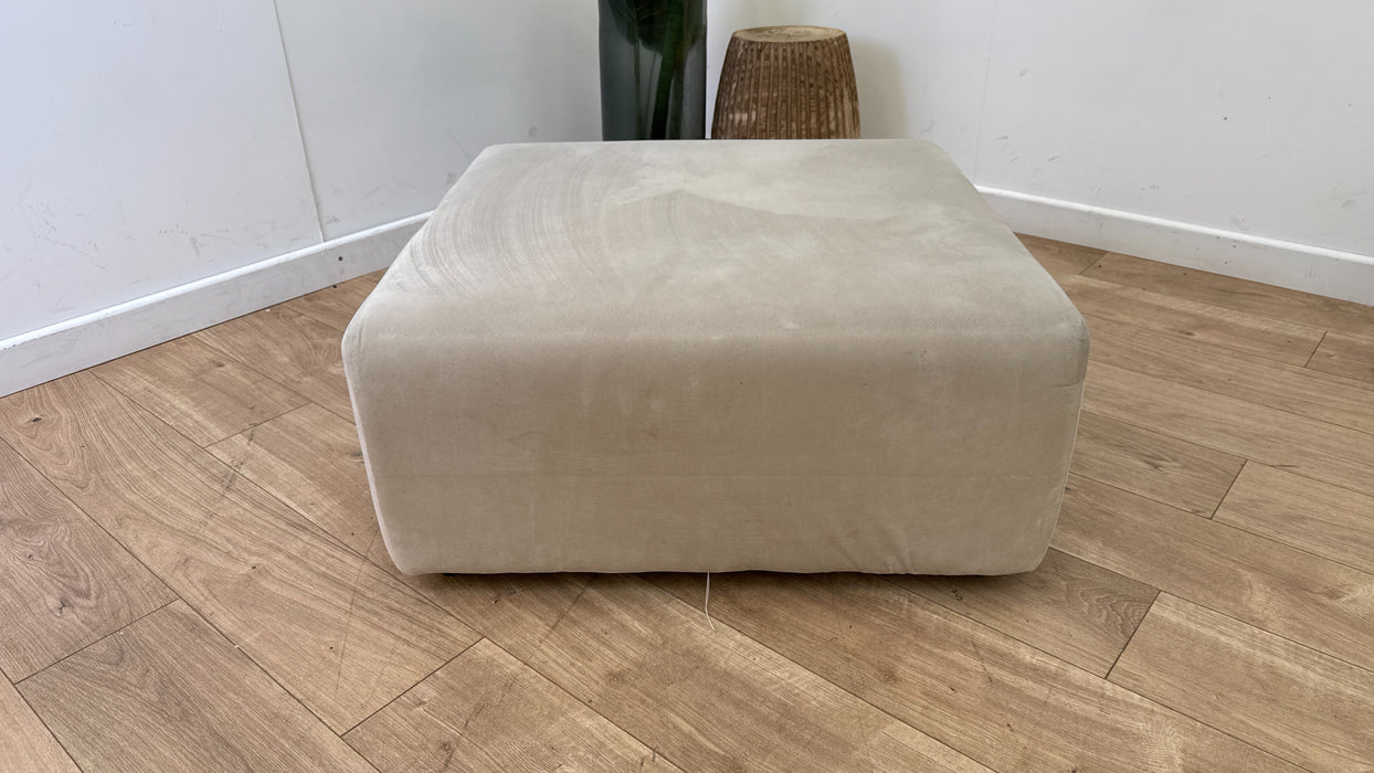 SofologyTitan Designer Footstool  in Cream All Over