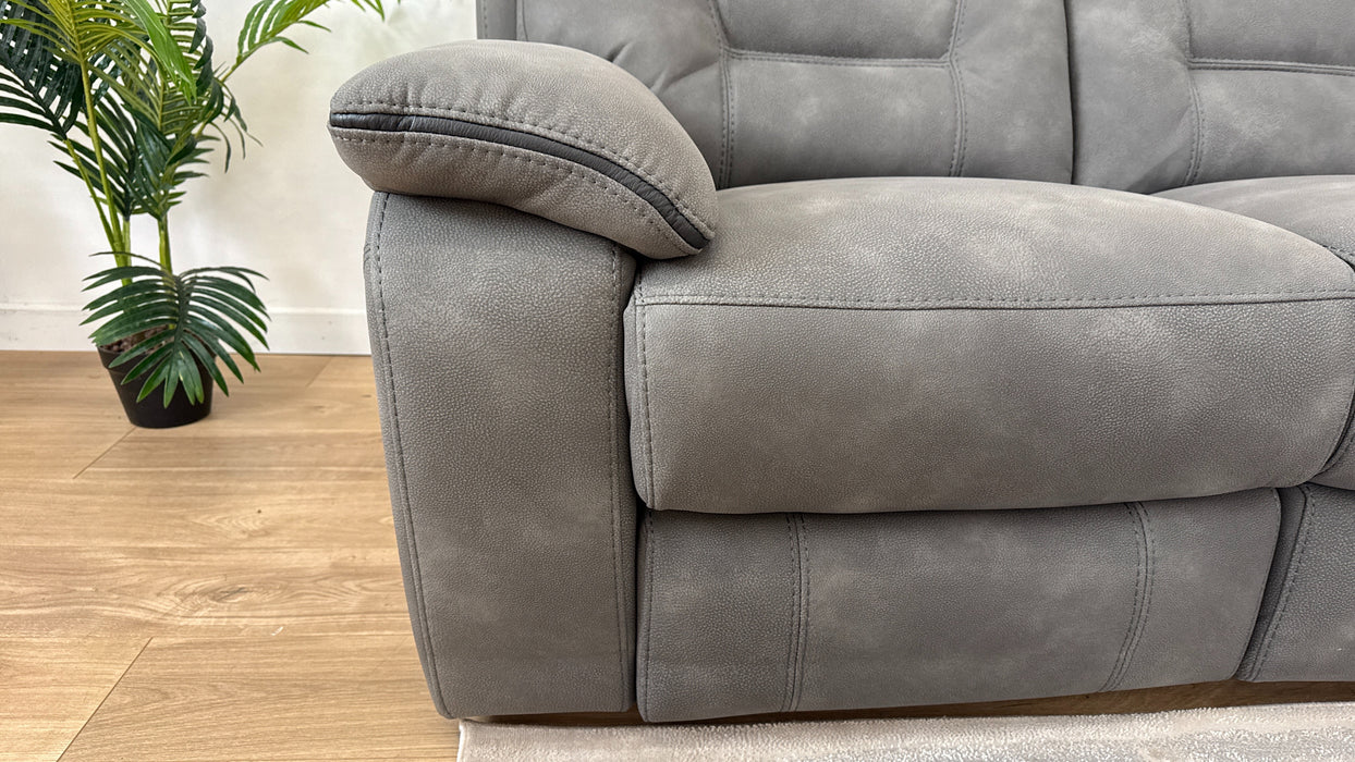 Foster 2 Corner 2 Power Recliner - Smoke