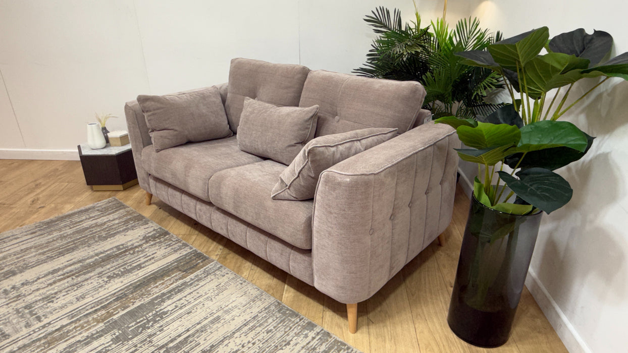 Sofology Remy Fabric 2 Seater in  Soft Chenille Wicker All Over