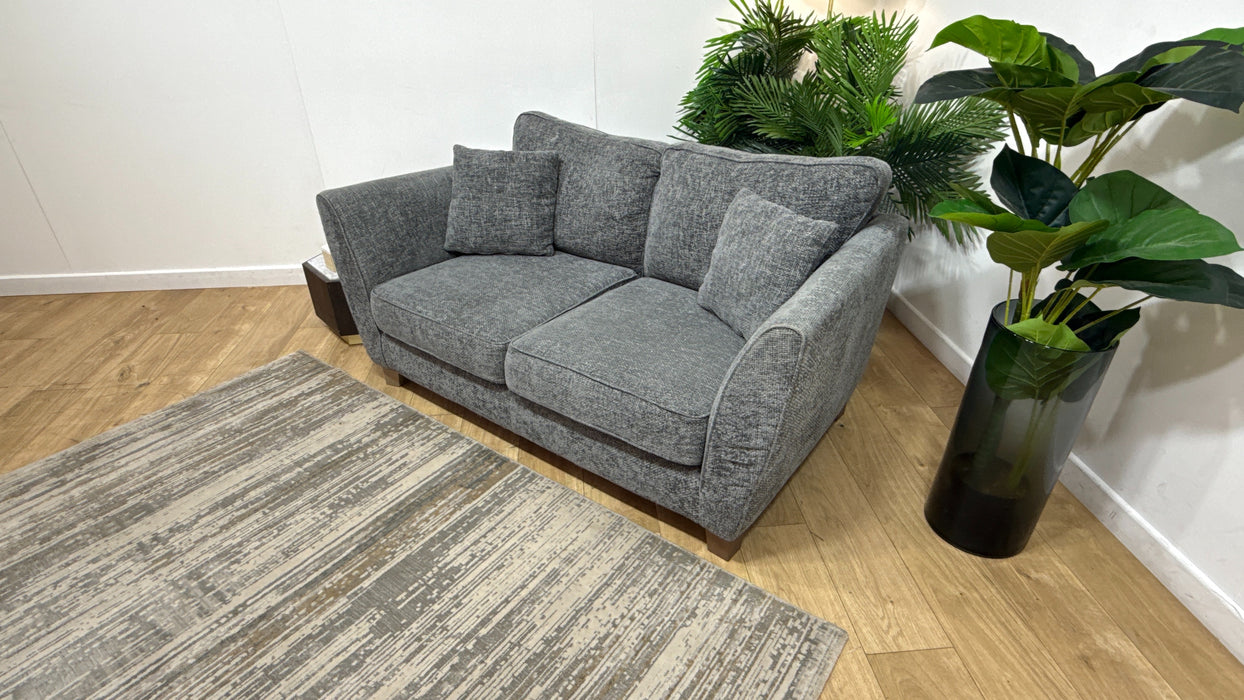 Sofology Canterbury Fabric 2 Seater in Weave Charcoal