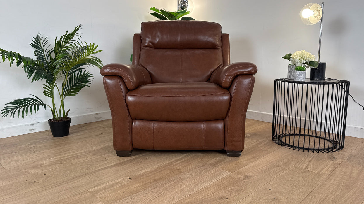 Bentley Leather Power Recliner