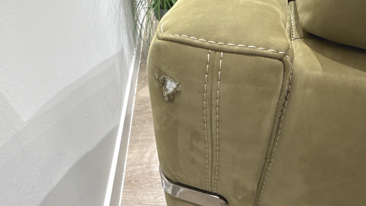 Sofology Arlington Fabric 3 Seater in Lifestyle Nubuck Feel Olive