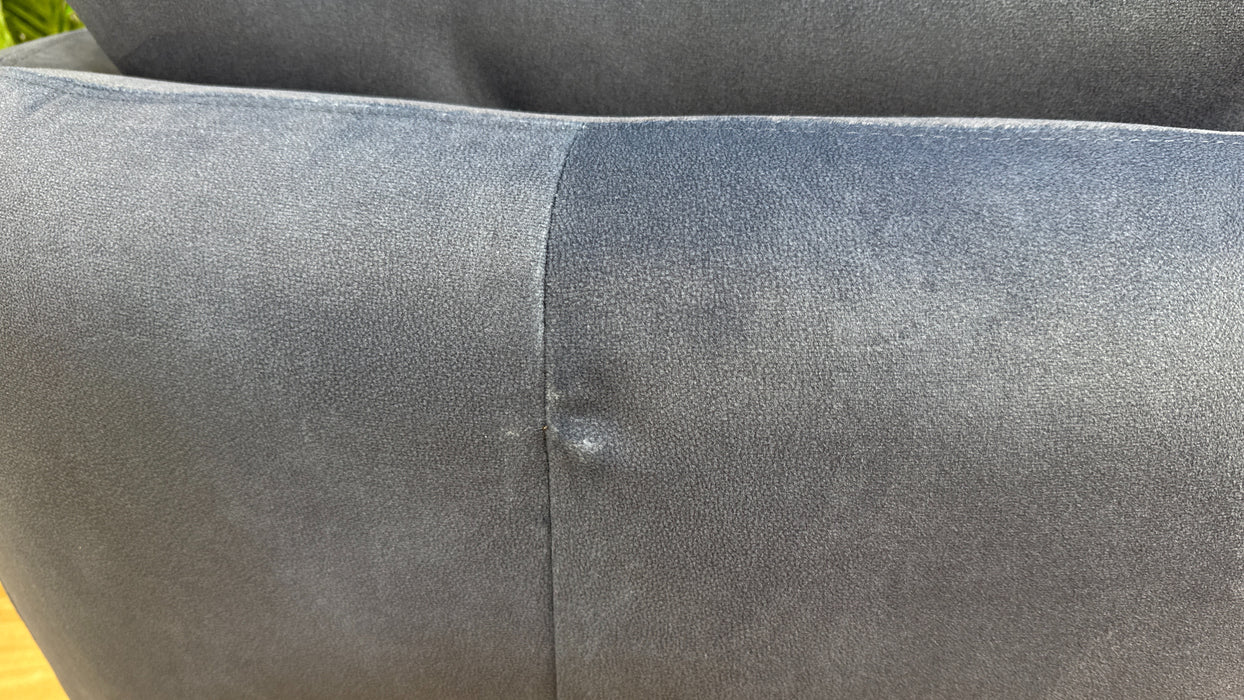 Sofology Marvella Fabric Swivel Chair in Lifestyle Flecked Navy