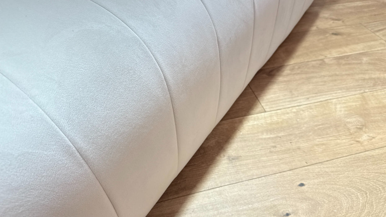 Sofology The Fitzrovia Fabric 2 Seater in Matt Velvet Milk Mix Without Trim