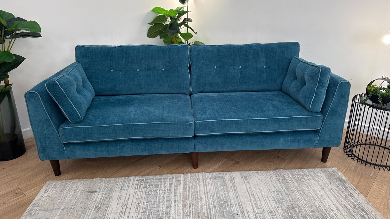 Sofology Cricket 4 Seater in Teal Mix