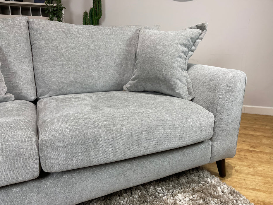 Mayfair 3 Seater Fabric Chenille Grey (WA2)