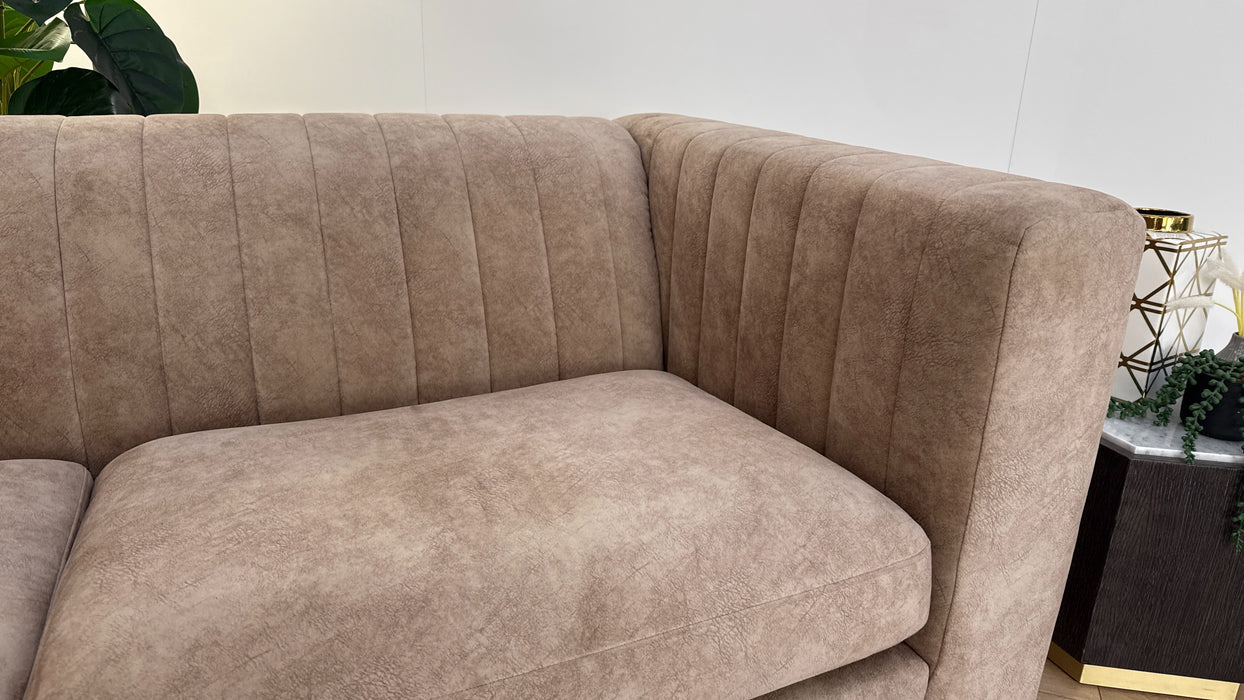 Sofology Astoria Fabric 3 Seater Lifestyle Dapple Caramel