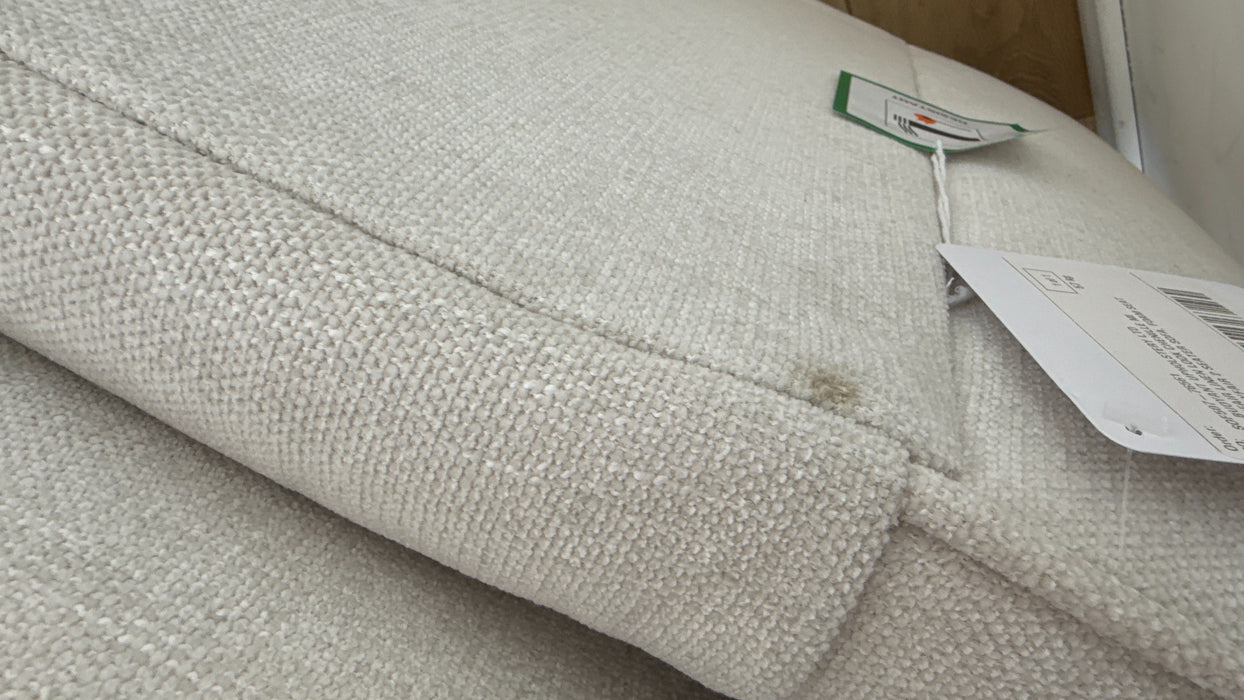 Sofology Mayfair Fabric 2 Seater Foam Seats in Linen Look Chenille Mist