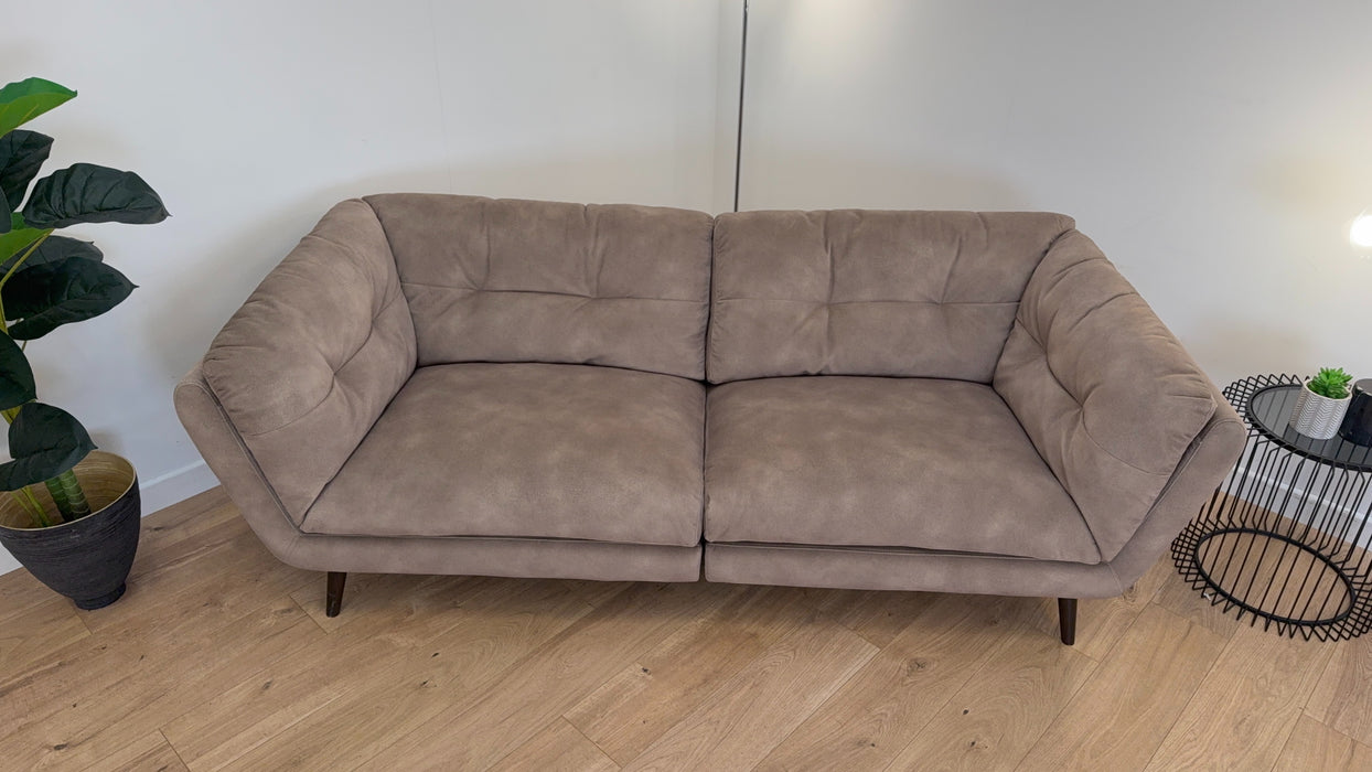 Hygge - 4 Seater split Fabric Latte