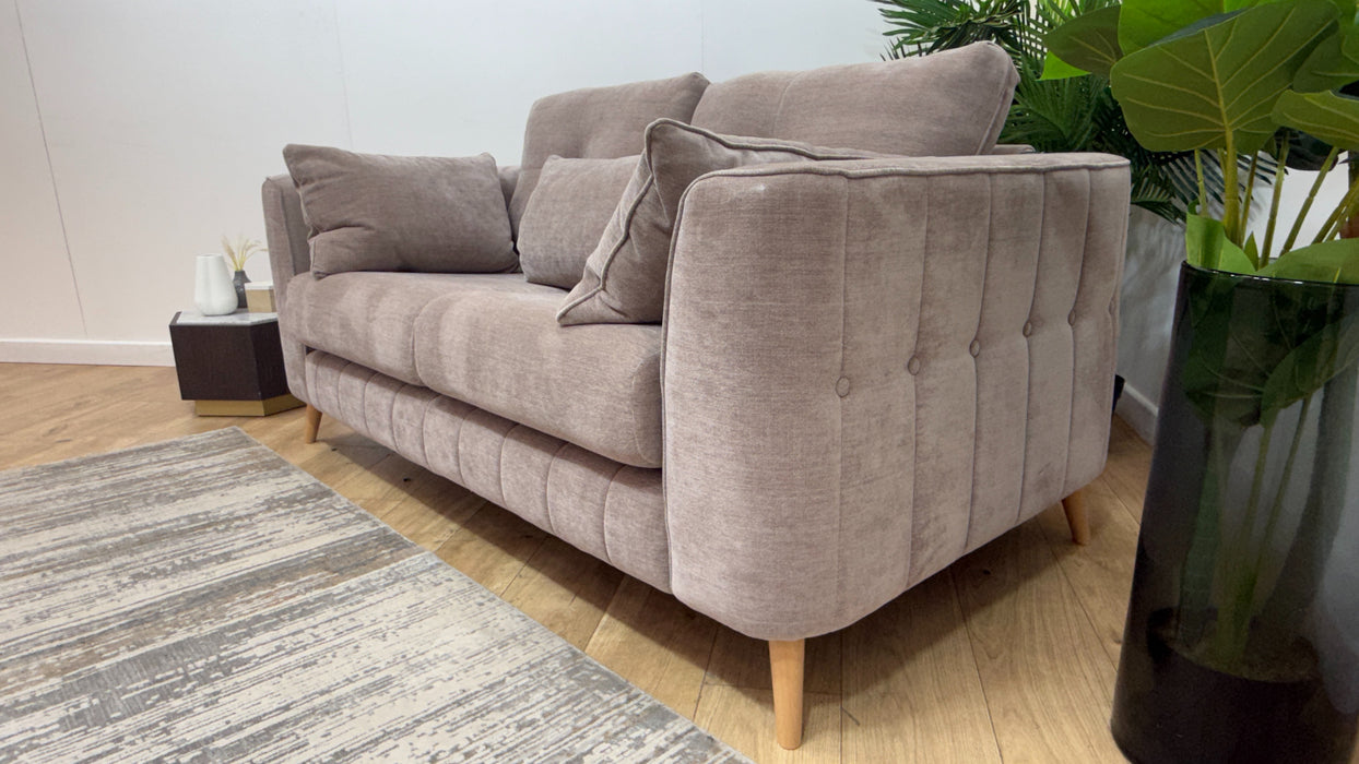 Sofology Remy Fabric 2 Seater in  Soft Chenille Wicker All Over