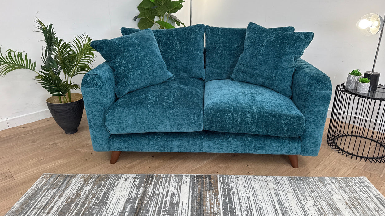 Midland Hill 2 Seater - Fabric Sofa - Meridian Teal All Over