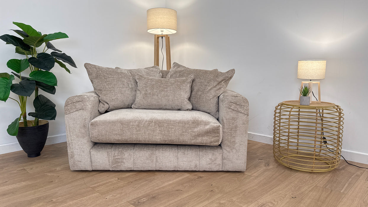 The Westwood 1.5 Seater - Fabric Loveseat - Teddy Chenille