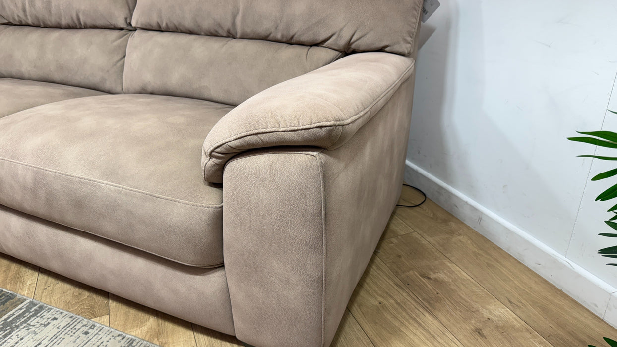 Sofology Santina Fabric 3 Seater in Lifestyle Mottled Latte