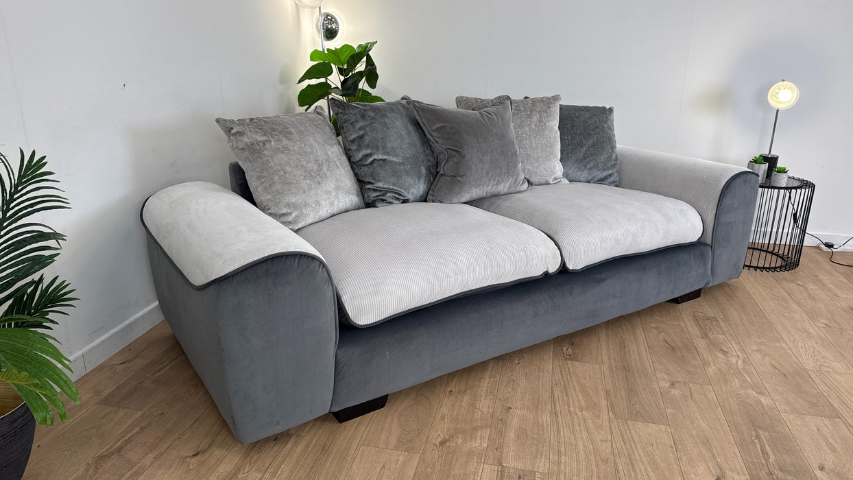 Squish 4 Seater Fabric Sofa