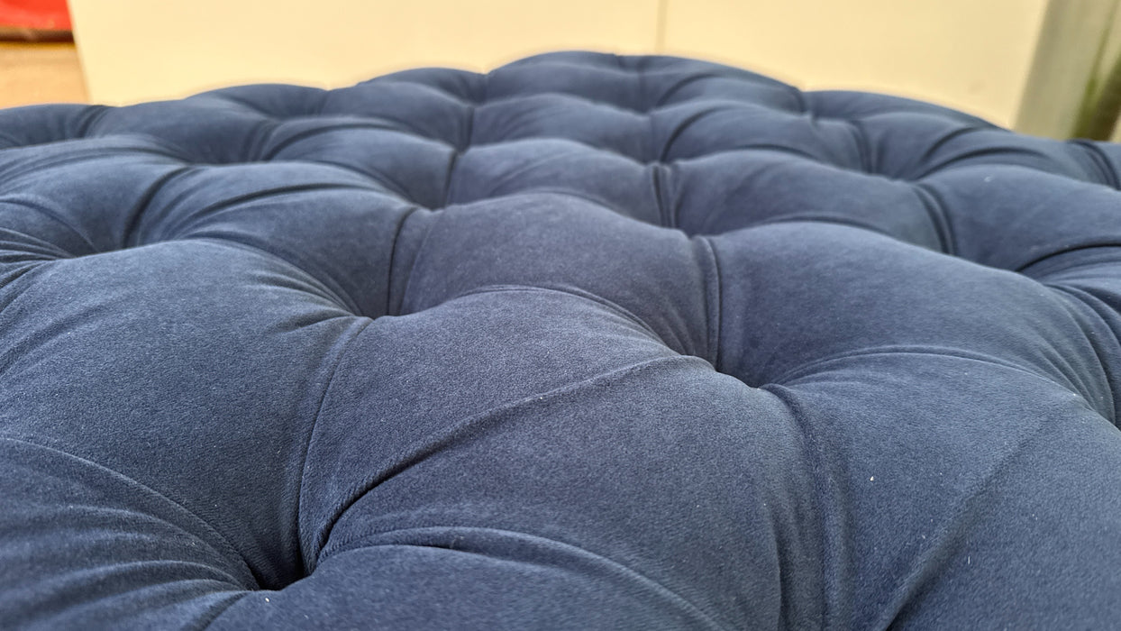 DFS Windsor	Fabric Footstool in Navy