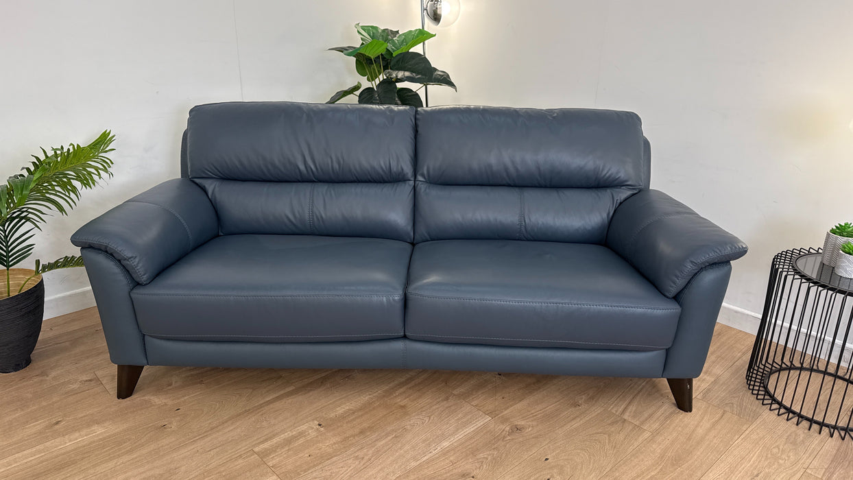 Chilton 3 Seater Leather Sofa