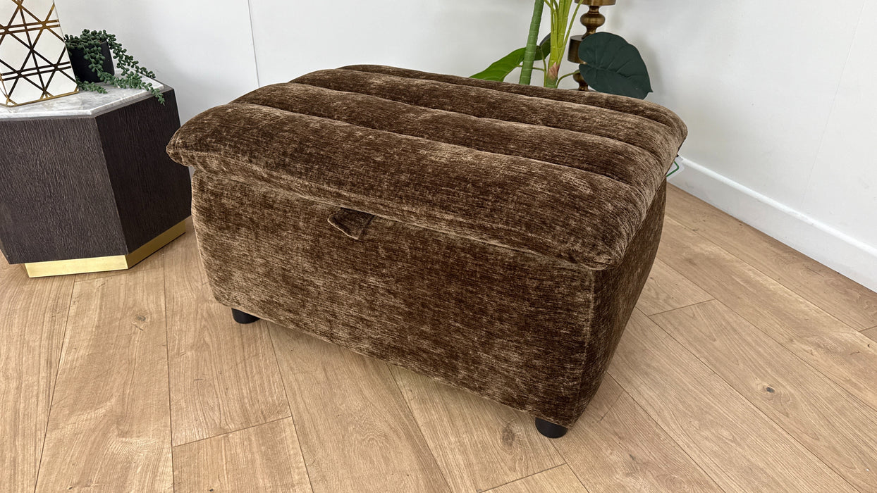 Sofology Storage Footstool in Sample Carson 400