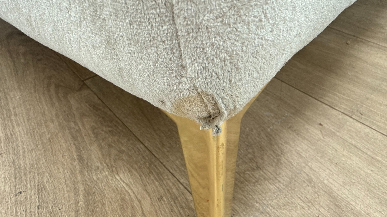 Sofology Luella Fabric 3 Seater in Soft Sherpa Natural