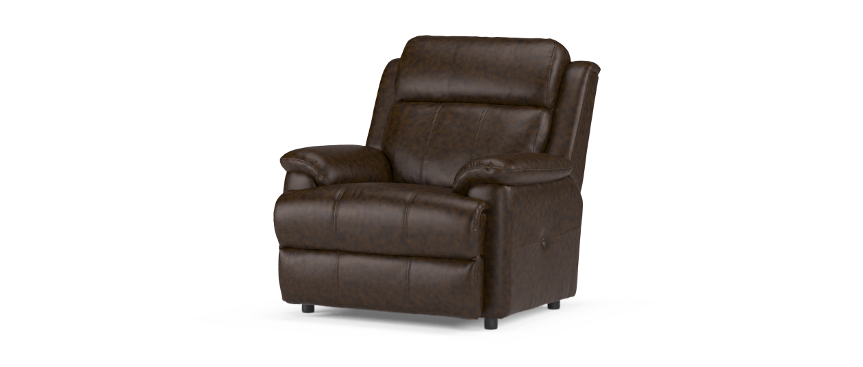 Sofology Gracie Leather Chair in Expresso