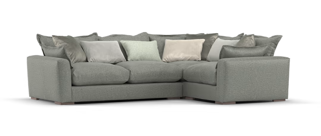 Sofology Gaia Fabric 3 Corner 1.5 in Slate Mix