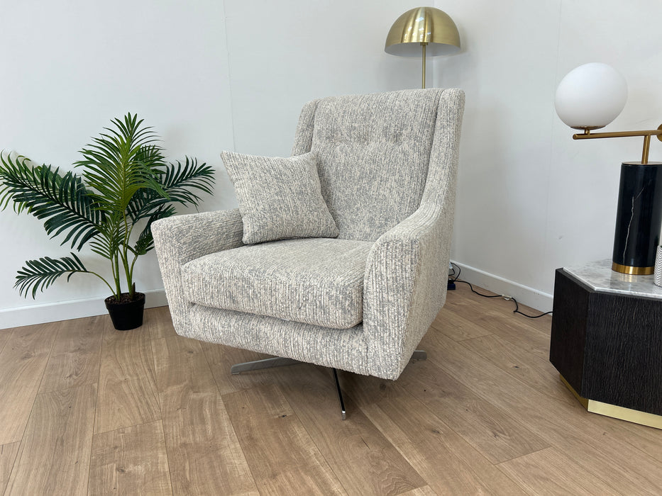 Strato Chair - Swivel Chair - Boucle Natural