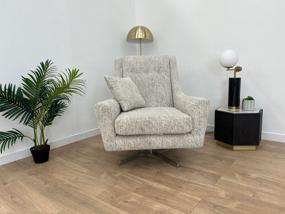 Strato Chair - Swivel Chair - Boucle Natural