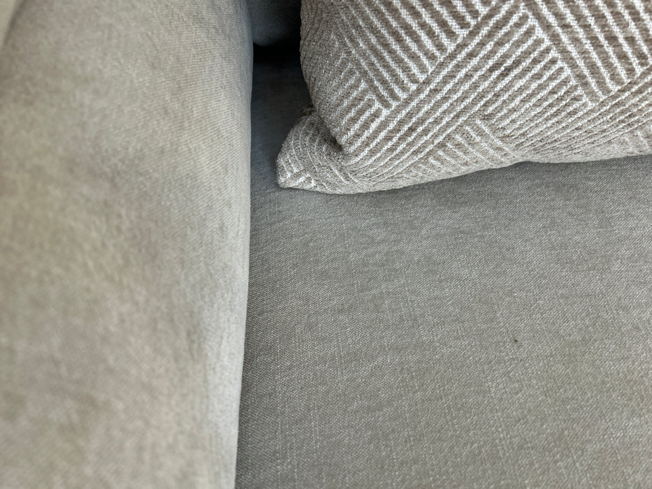 Strato Loveseat Chair - Soft Chenille Linen/Natural Mix