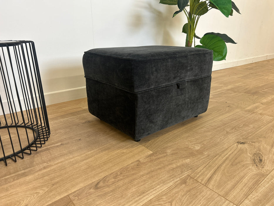 Collingdale Footstool - Fabric -  Villa Anthracite