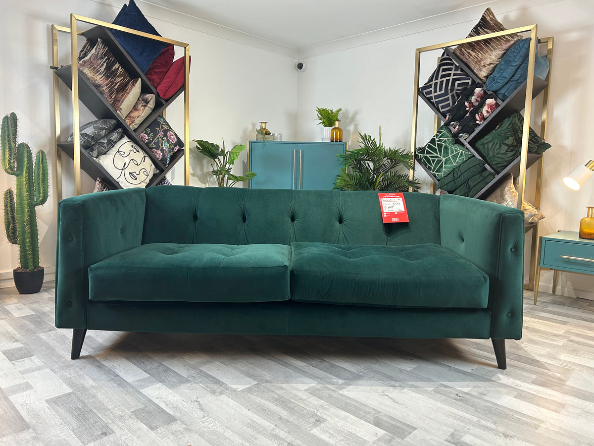 Somerford 4 Seat Fabric Sofa Stella Hunter Green Mix — The Sofa