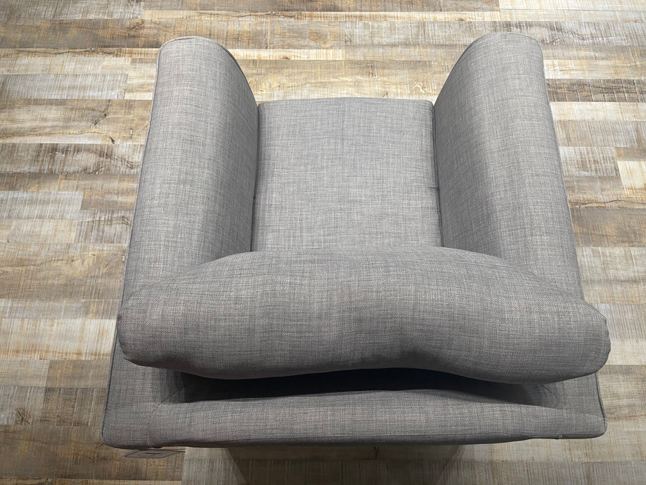 Layla Fabric Chair - Linoso Slate All Over