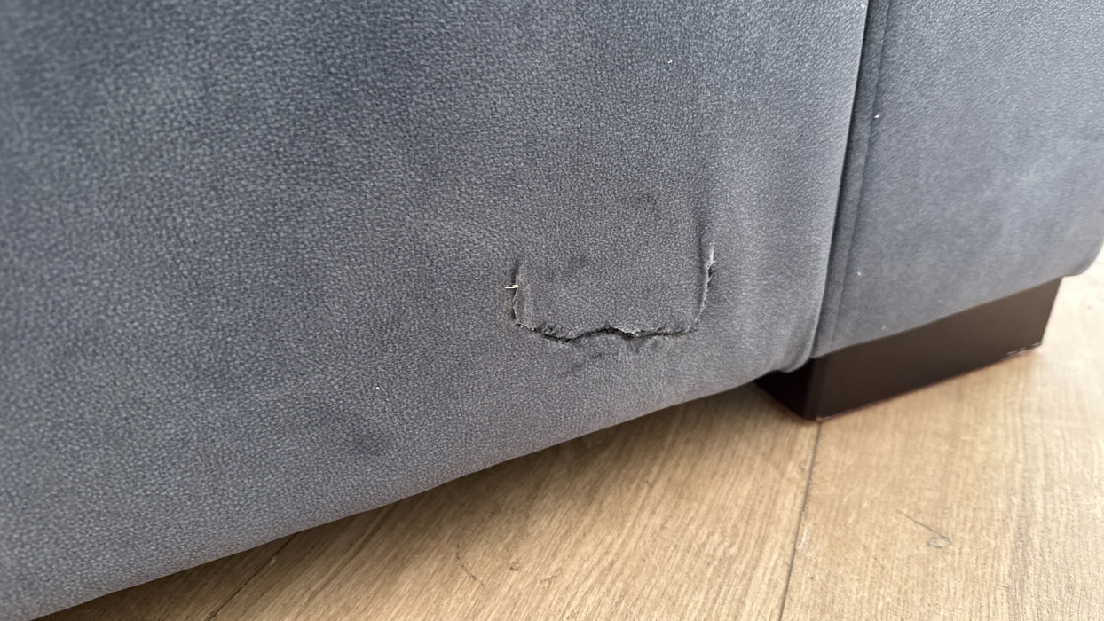 Sofology The Benz 3 Seater Fabric Recliner Sofa in Lifestyle Flecked Fabric Charcoal